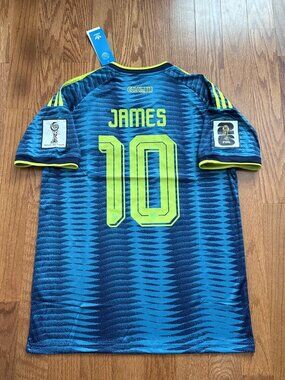Adult James Rodriguez Blue Soccer Jersey World Cup 2026